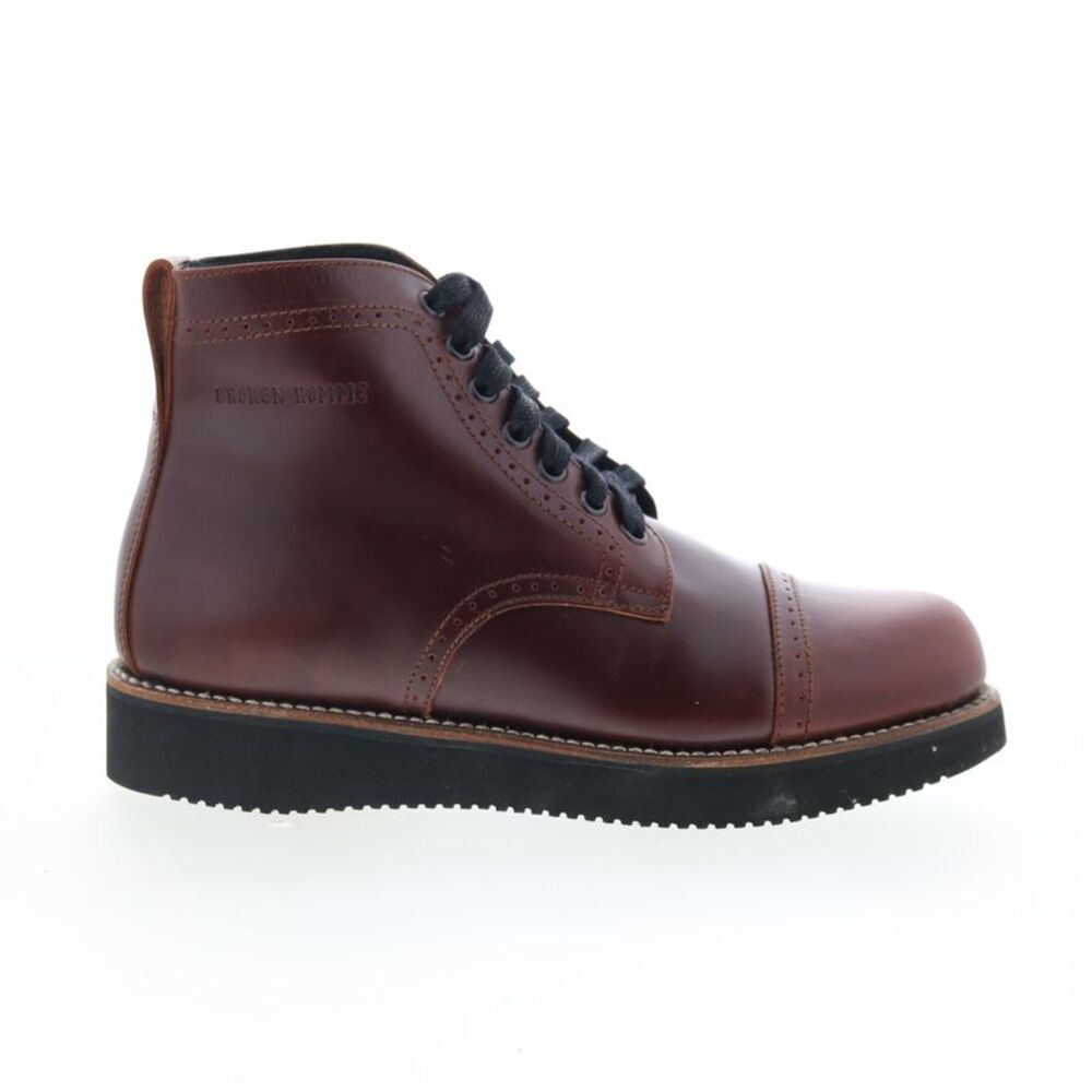 Broken Homme Mens Aaron Brown Boots (NWT)
